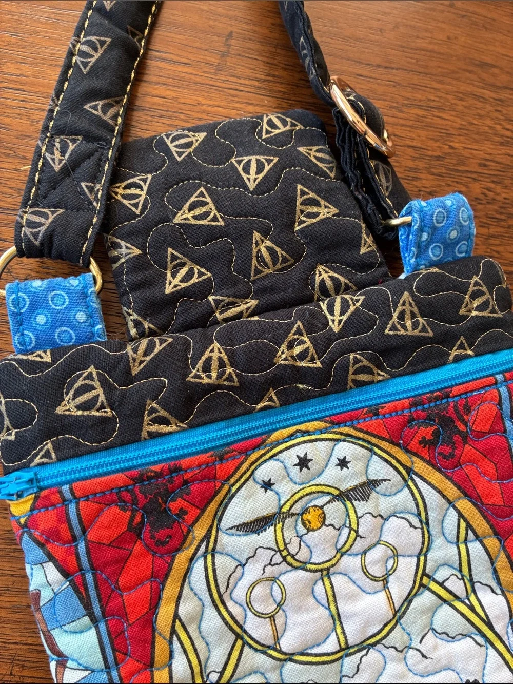 Harry Potter handmade crossbody quilted